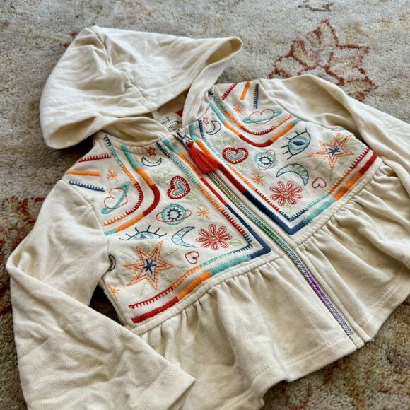 Play 🤸‍♀️ Peek Zen Embroidered Zip Hoodie - Picture 6 of 8